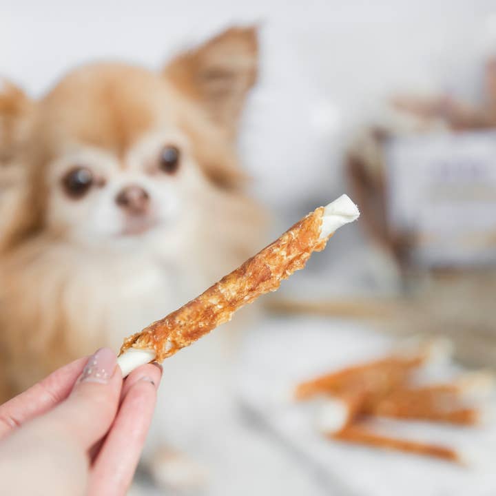 Kivo Petfood - Wholesale Pet Treats - Dog - Dog Snack - Chicken Rod 13cm - 500g2