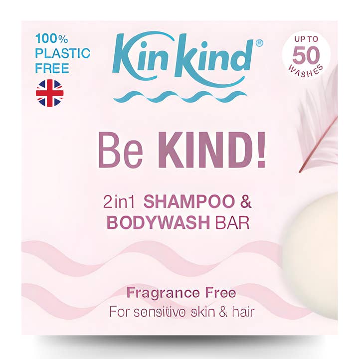 Seja gentil! Shampoo & BodyWash sem Fragrância 2em1. Sensível por atacado de KinKind