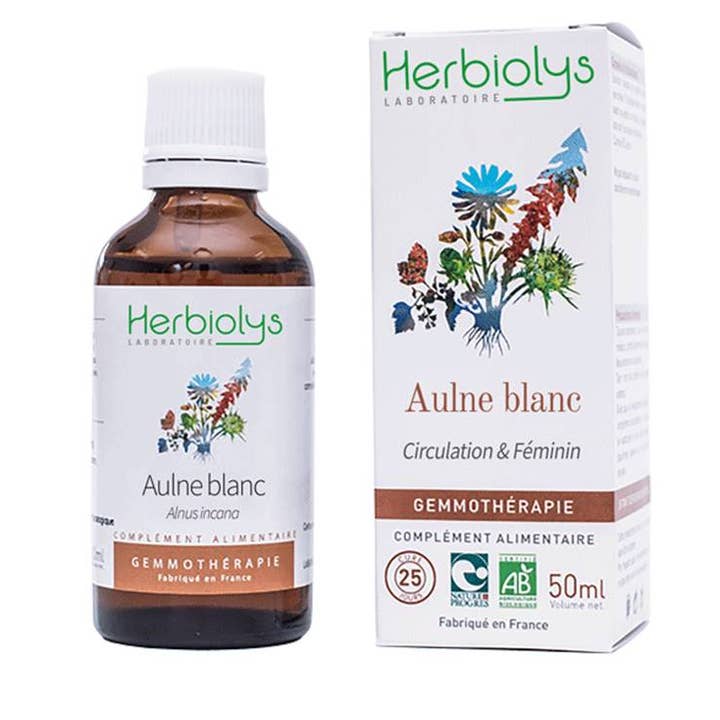 Aulne Blanc Gemmothérapie pour la vente par Herbiolys