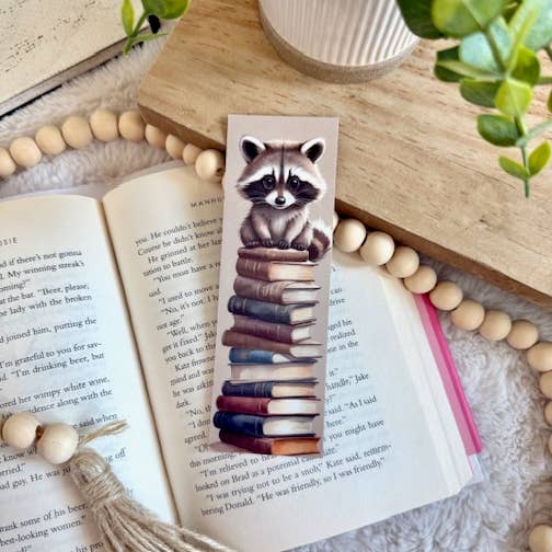 Briar layne - Wholesale Bookmark - Raccoon Forest Reading Bookmark for Raccoon Lovers