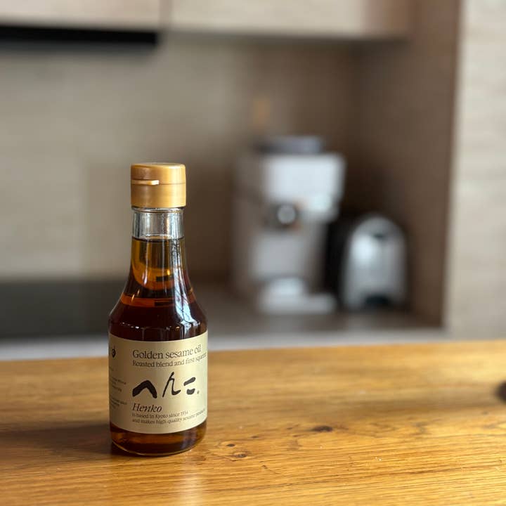 Japan Artisans - Wholesale Cooking oil - Henko–Roasted Golden Sesame Oil 140g | Kyoto, Japan20