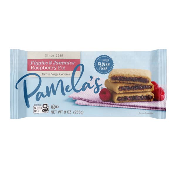 Ancient Harvest and Pamela's - Wholesale Cookie - Pamela's Raspberry & Fig Figgies & Jammies, 9 oz