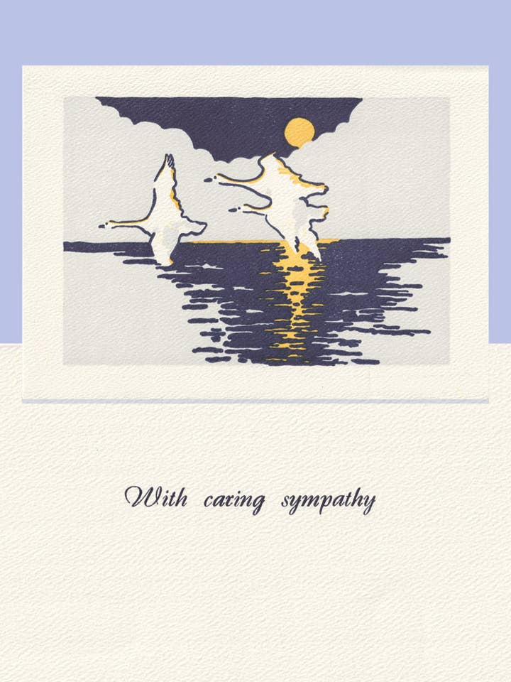 Trumpeter Trio - Sympathy Greeting for wholesale by Saturn Press