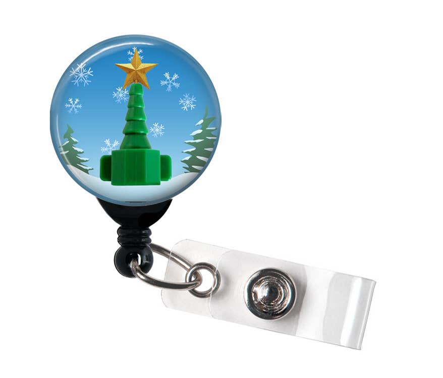 Good Girl Gone Badge - Wholesale Badge Accessory - Women's - O2 Christmas Tree Oxygen Nut Badge Reel, Respiratory0