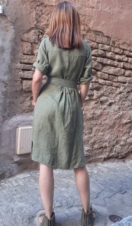 All colors Linen dress REF: 6584 for wholesale on Faire11