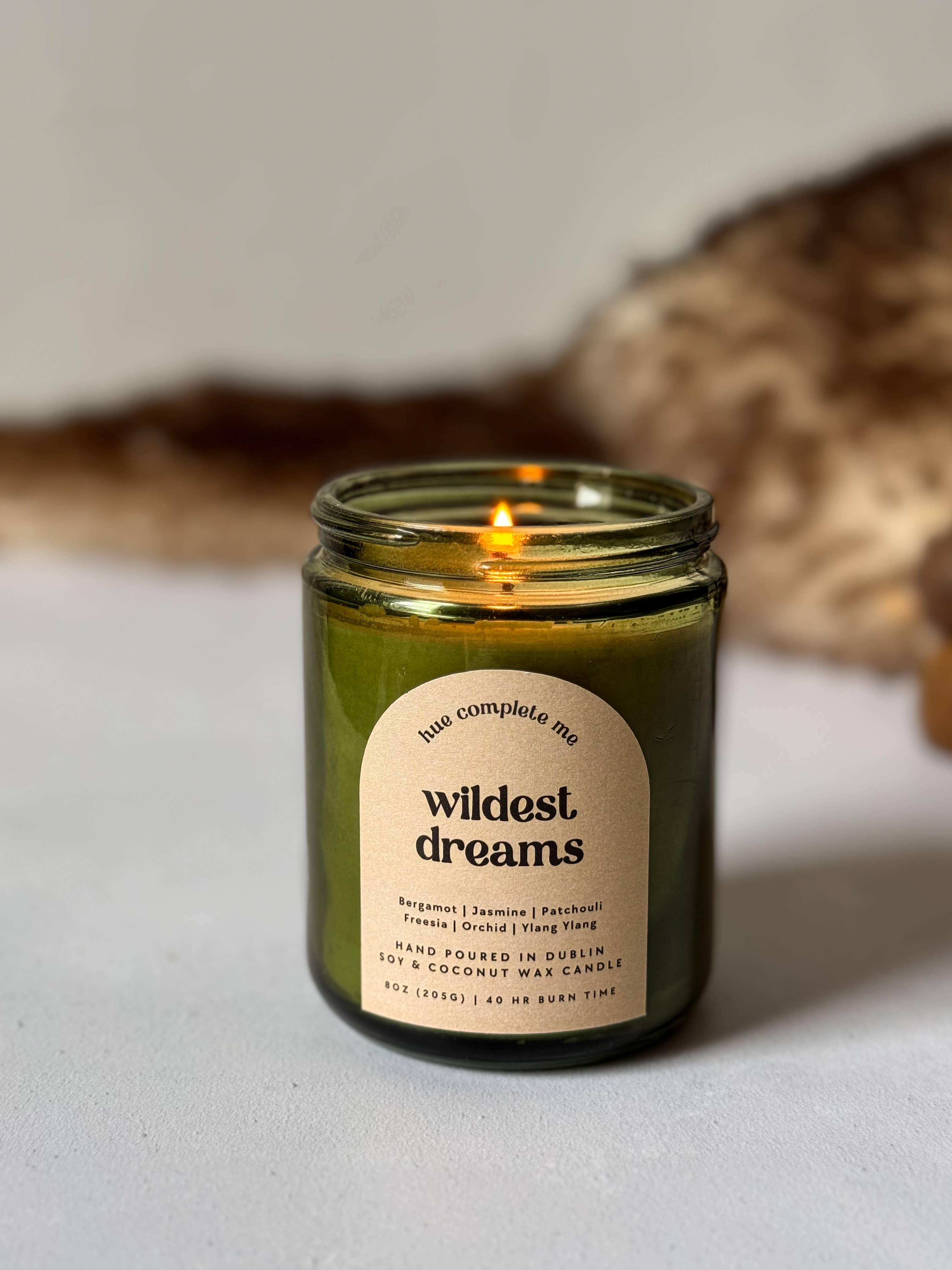 Hue Complete Me - Wholesale Jar/Filled Candle - Wildest Dreams Green Jar Candle