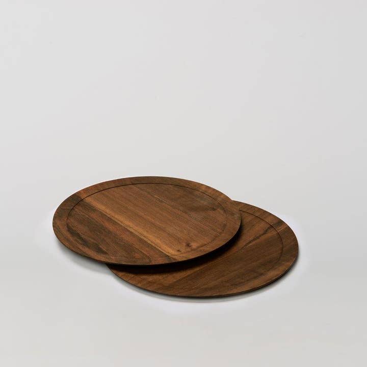 Stilleben di Baschieri Elena & c Sas - Wholesale Dinner Plate - Set of two wooden underplates