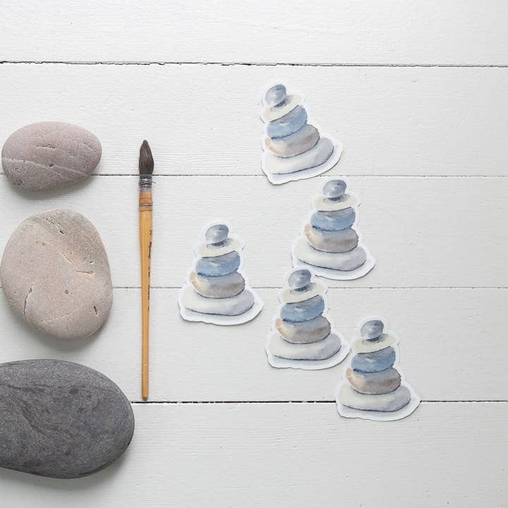 Finding Silver Pennies - Wholesale Sticker - Beach Rocks Sticker