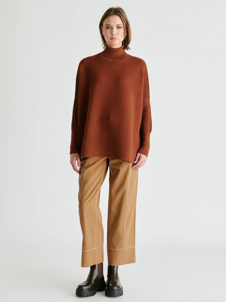 Paisie - Wholesale Knit Sweater - Women's - Paisie Turtleneck Ribbed Jumper25