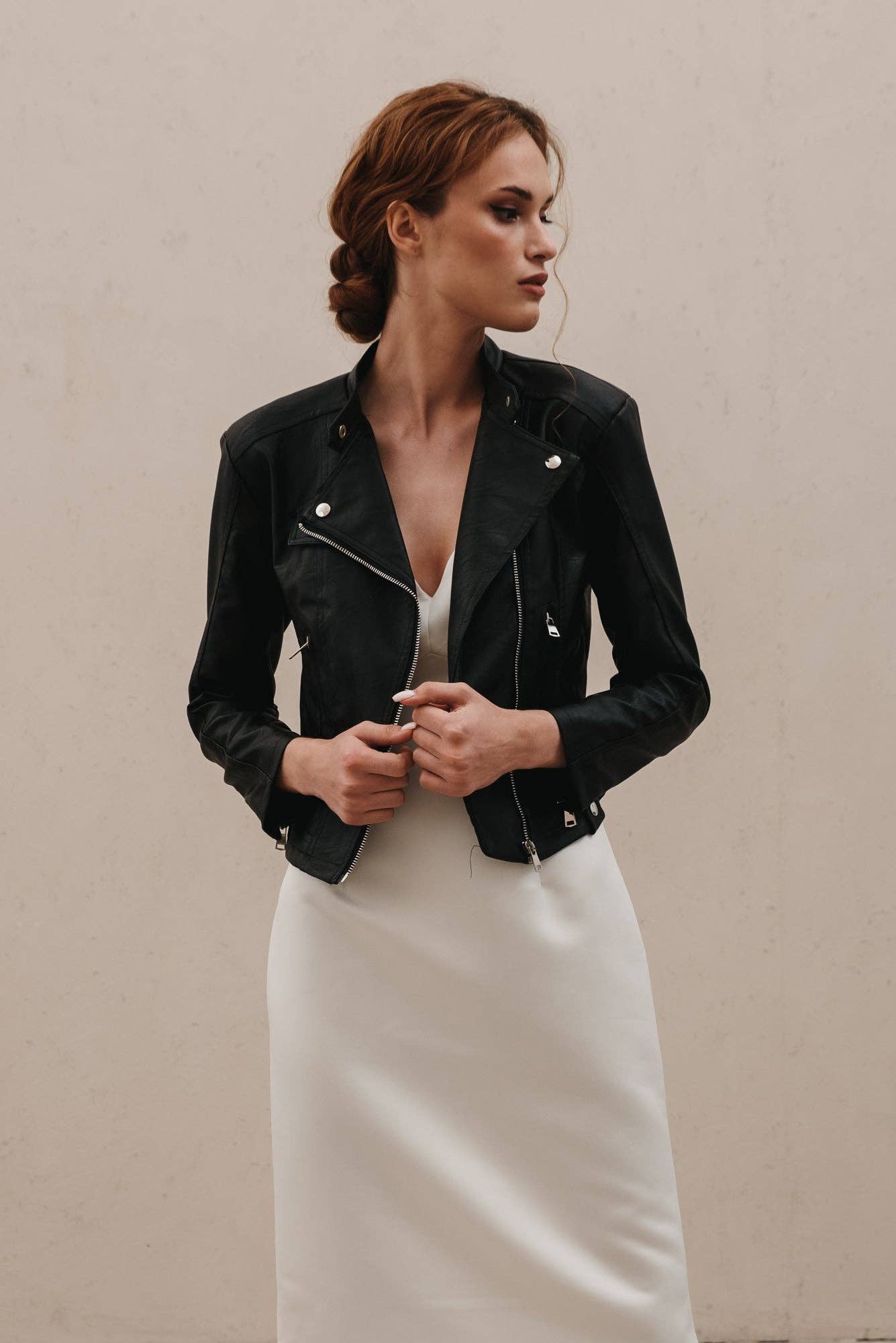 Heirloom Bridal Company - Wholesale Leather Jacket - Women's - Till Death Botanical Leather Jacket3