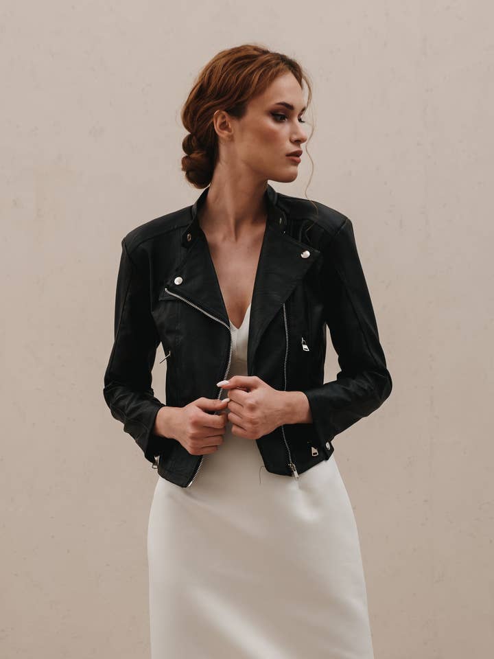 Heirloom Bridal Company - Wholesale Leather Jacket - Women's - Till Death Botanical Leather Jacket3
