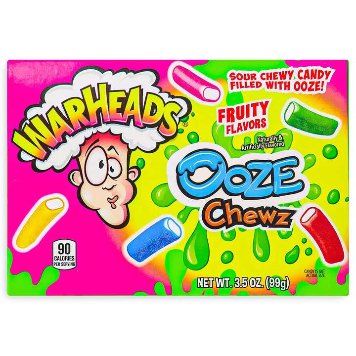 Echo Sales America - Wholesale Gummy - Warheads Ooze Chewz Theater Box-3.5oz Case of 121