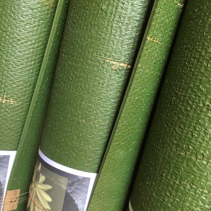 ecoYoga Ltd – wholesale Yoga mat – eco Yoga mat 6mm Phoenix GREEN 100% natural rubber & jute