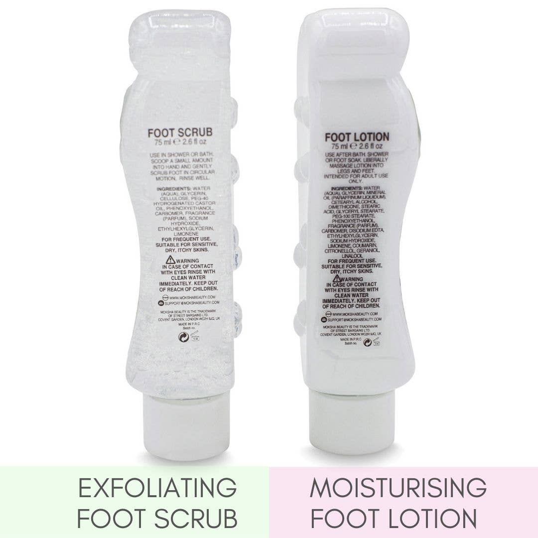 Moksha Beauty - Wholesale Bath & Body Set - Foot Spa Gift Set Mint & Lemon, Foot Care Pedicure Gift Set6