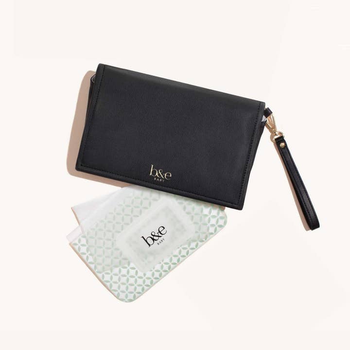 Ble-skifte Clutch & Vådserviet-etui Sæt - Den Originale med Maxi Mint for engroshandel hos Ben & Ellie Baby