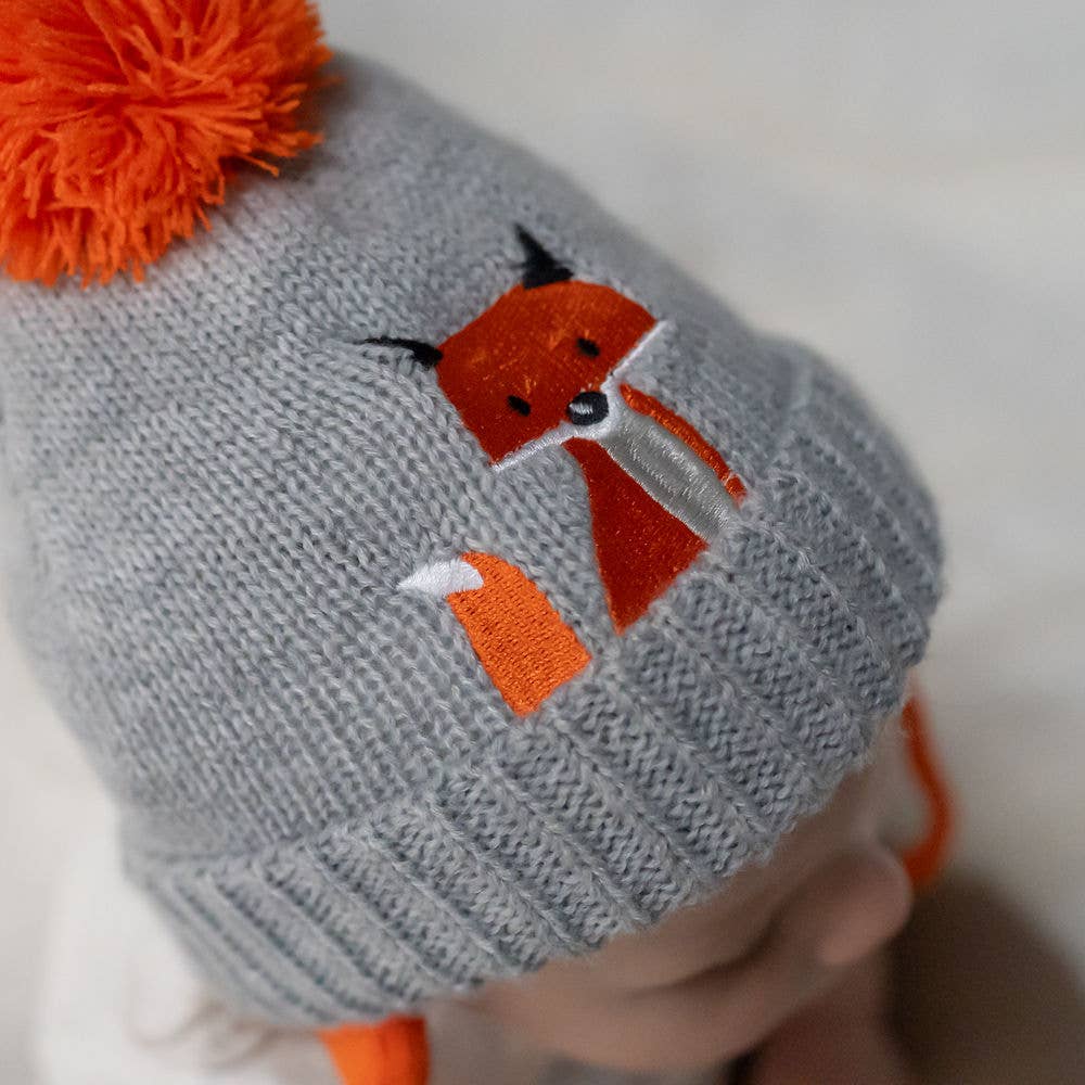 Ziggle Baby - Wholesale Winter Accessory Set - Kids - Fox Wooly Hat and Mittens5