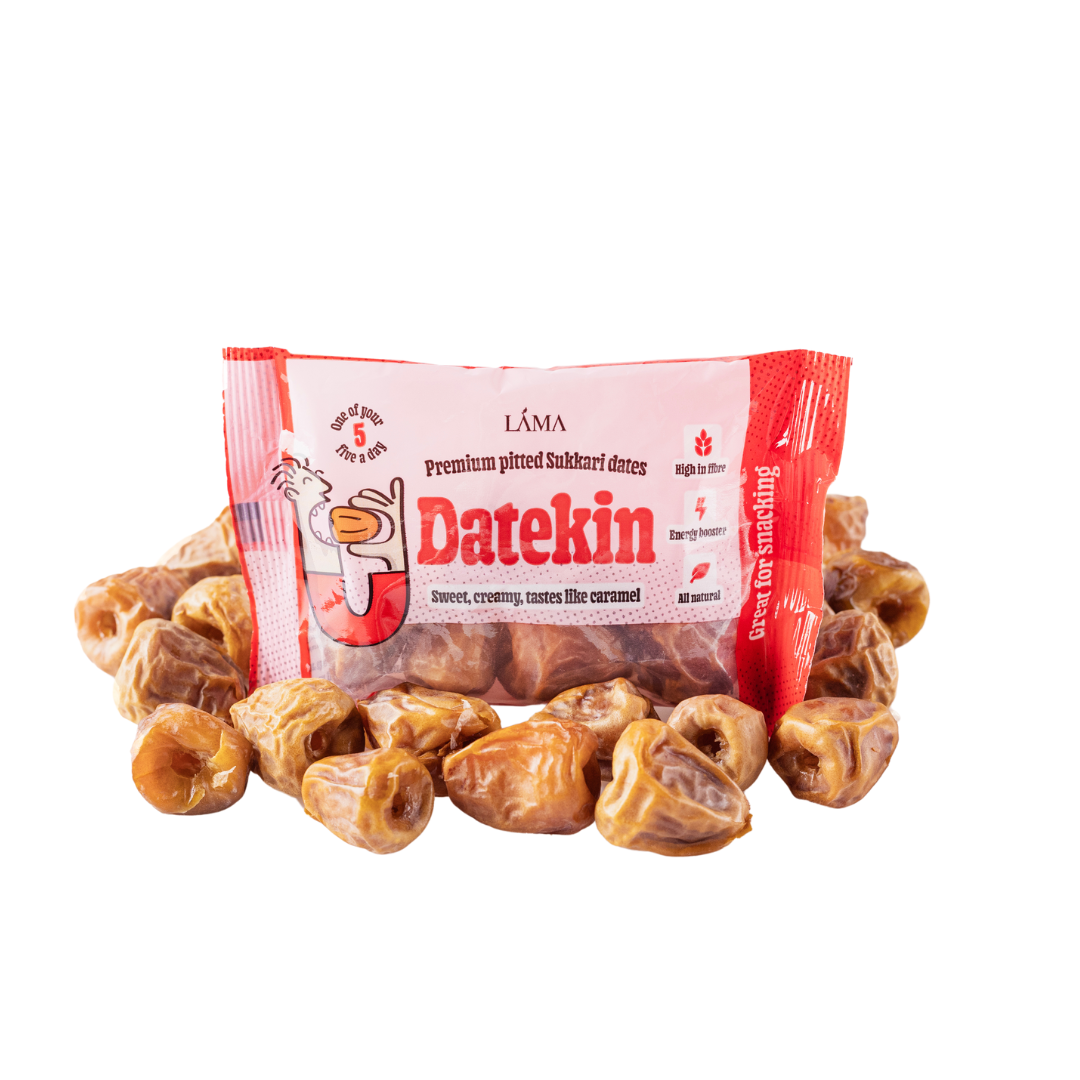 Lama Trading Company LTD – wholesale Dried/dehydrated fruit – Datekin Premium Pitted Sukkari Dates (12x60g Pack)2