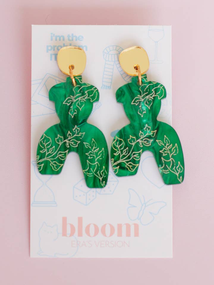 evermore dangle earrings (taylor swift inspired) for wholesale by bloom by alyssum