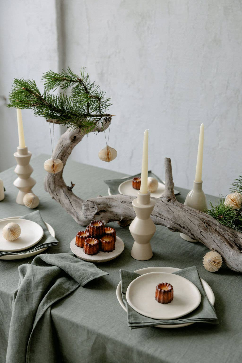 dodesign - Vendita all'ingrosso Tovaglioli da tavola in stoffa - Set da 2 tovaglioli in lino Nordic Moss Green3