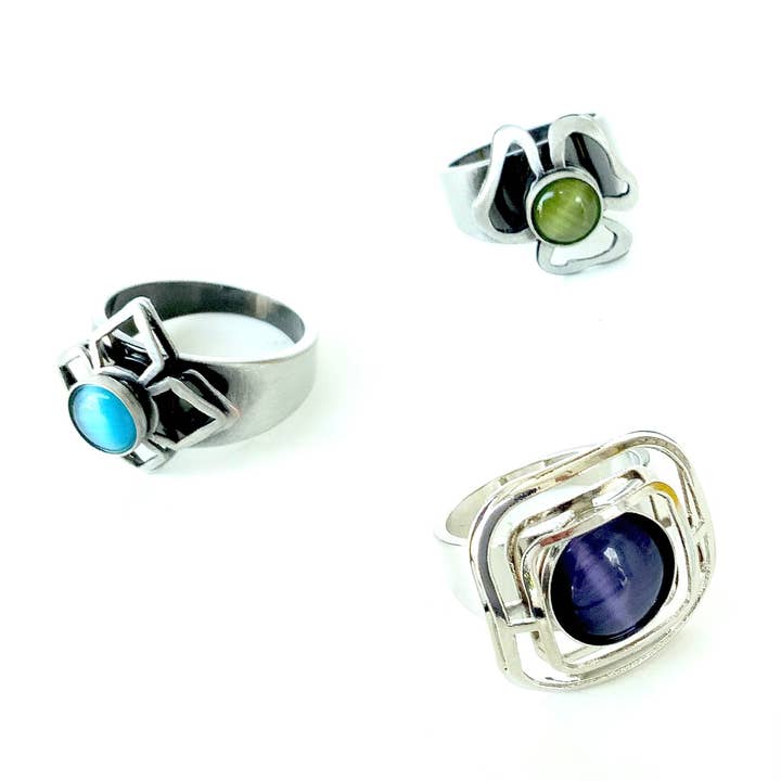 Christophe Poly / Crono Design - Wholesale Jewelry Set - RINGS Prepack (DR12) - 15 Rings & Free Displays64