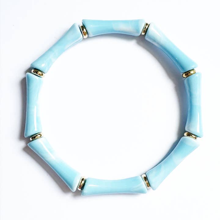 Sandy + Rizzo – wholesale Beaded bracelet – Bamboo Acrylic Bracelets15