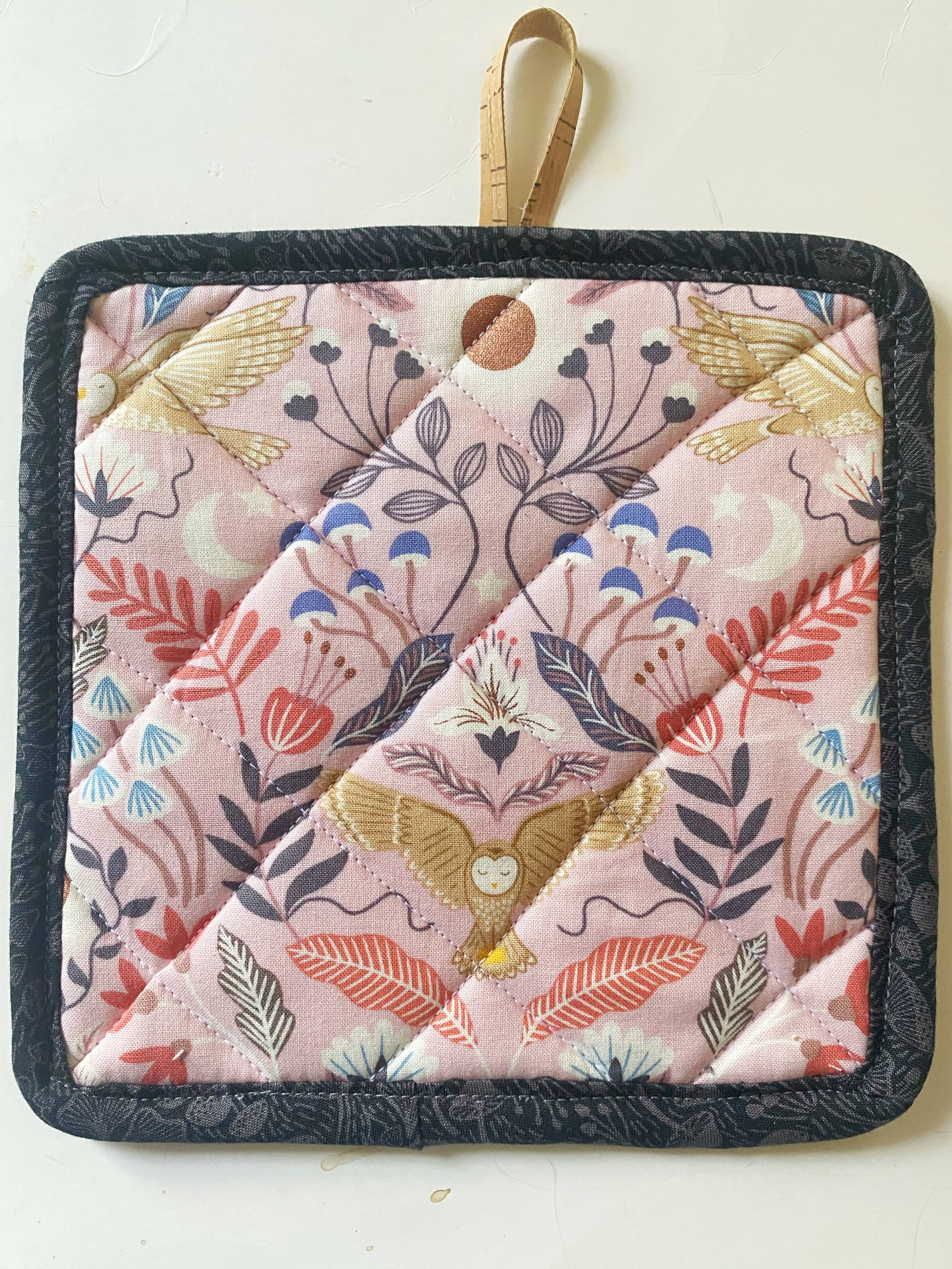 Alma Boheme Handmade - Wholesale Ovenwant/pothouder - Duurzame pannenlap van kurk en katoen met zakje78