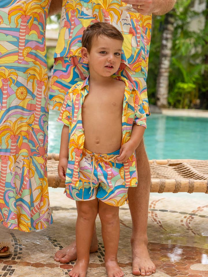 The Paradiso - Boys Hawaiian Shirt for wholesale by Kenny Flowers