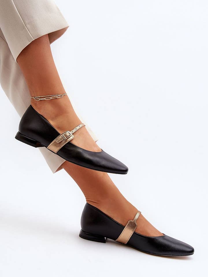 Ballerinaskor Modell 194359 Steg i stil för wholesale av Lieber Deem Marktplatz