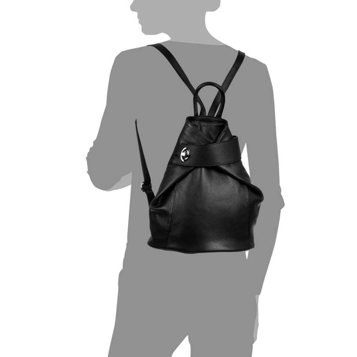 FIRENZE ARTEGIANI - Venta al por mayor Bolso con correa - Mujer - Edvige Bolso mochila Mujer.Piel auténtica Dollaro7