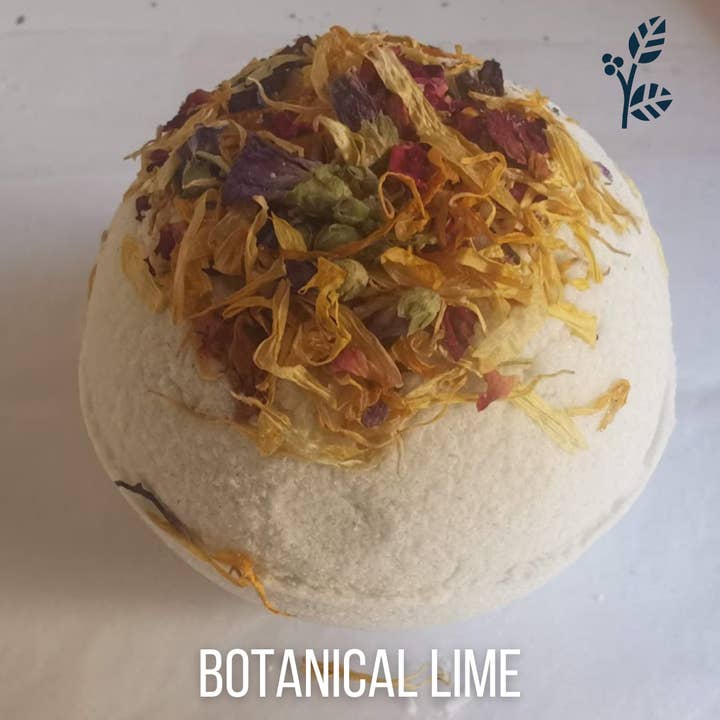 Botanical Lime - Natural Bath Bomb - Large for wholesale by Recline Relax & Unwind