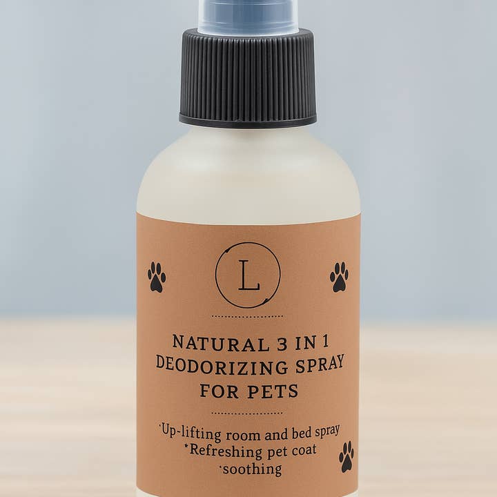 🐕 ETIQUETA BLANCA - Spray desodorante natural para MASCOTAS🐕🐶 para venta al por mayor de Lizush