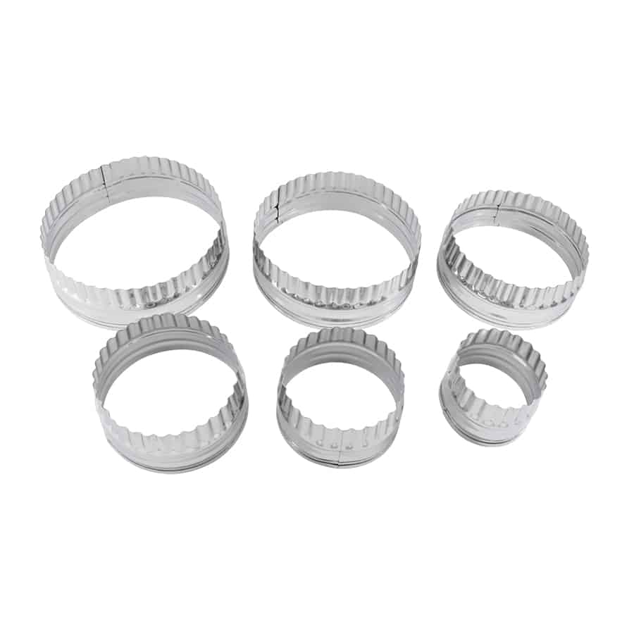 R&M International - Wholesale Cookie Cutter - Double Sided Biscuit Cutter Stainless Steel 6 PC Set3