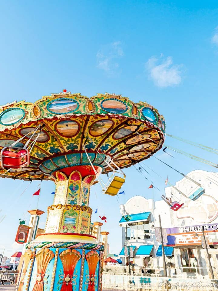 Watercolor Digital Prints - Carnival for wholesale by My Curly Adventures