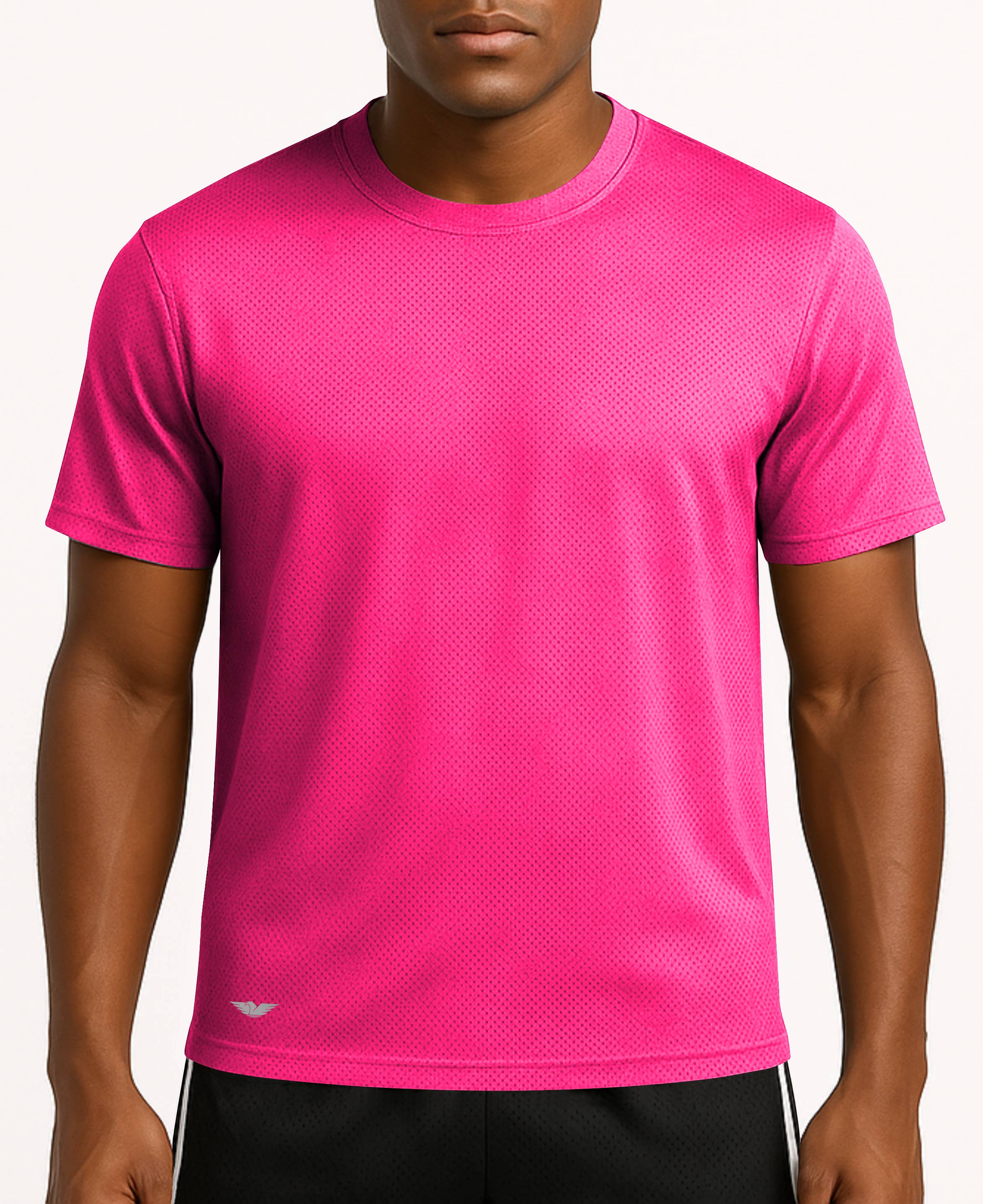 I-Wear Brands - Wholesale Athletic Top - Men's - 5 Pack Men's Crew Neck Dry Fit Mesh T-Shirts1