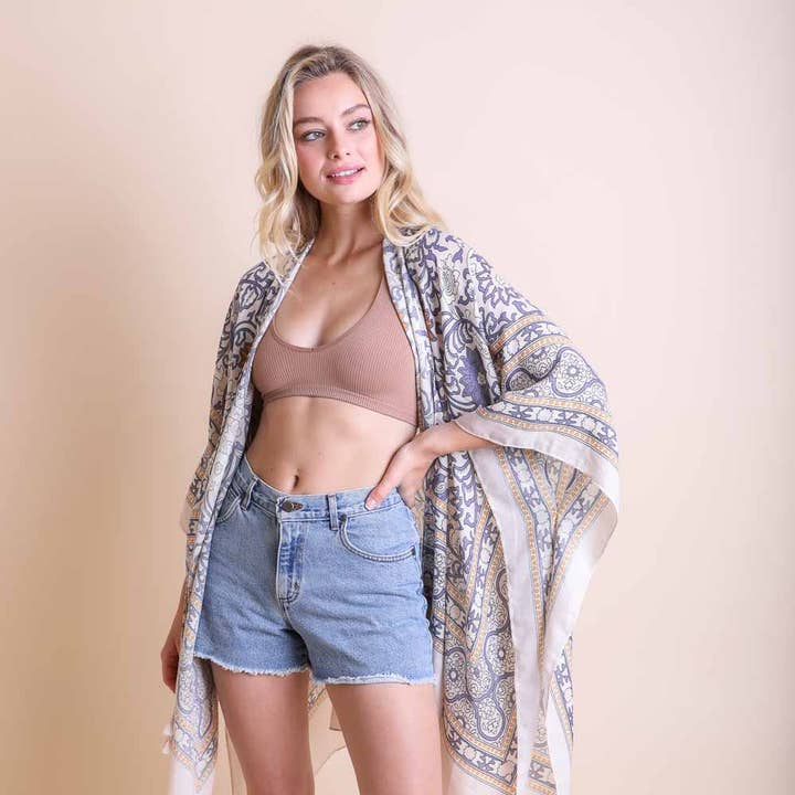 Trendy Tapestry Tassel Kimono – Touch of Morocco Style and other Purchase Wholesale moroccan kaftans. Free Returns & Net 60 Terms on Faire trending on Faire.