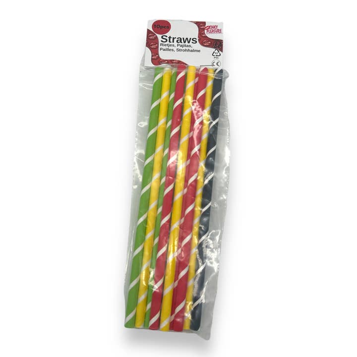 Kinky Pleasure - Wholesale Drinking straw - Kinky Pleasure - PK004 - Straws Paper Milkshake - 230x8mm - 10-Pack1