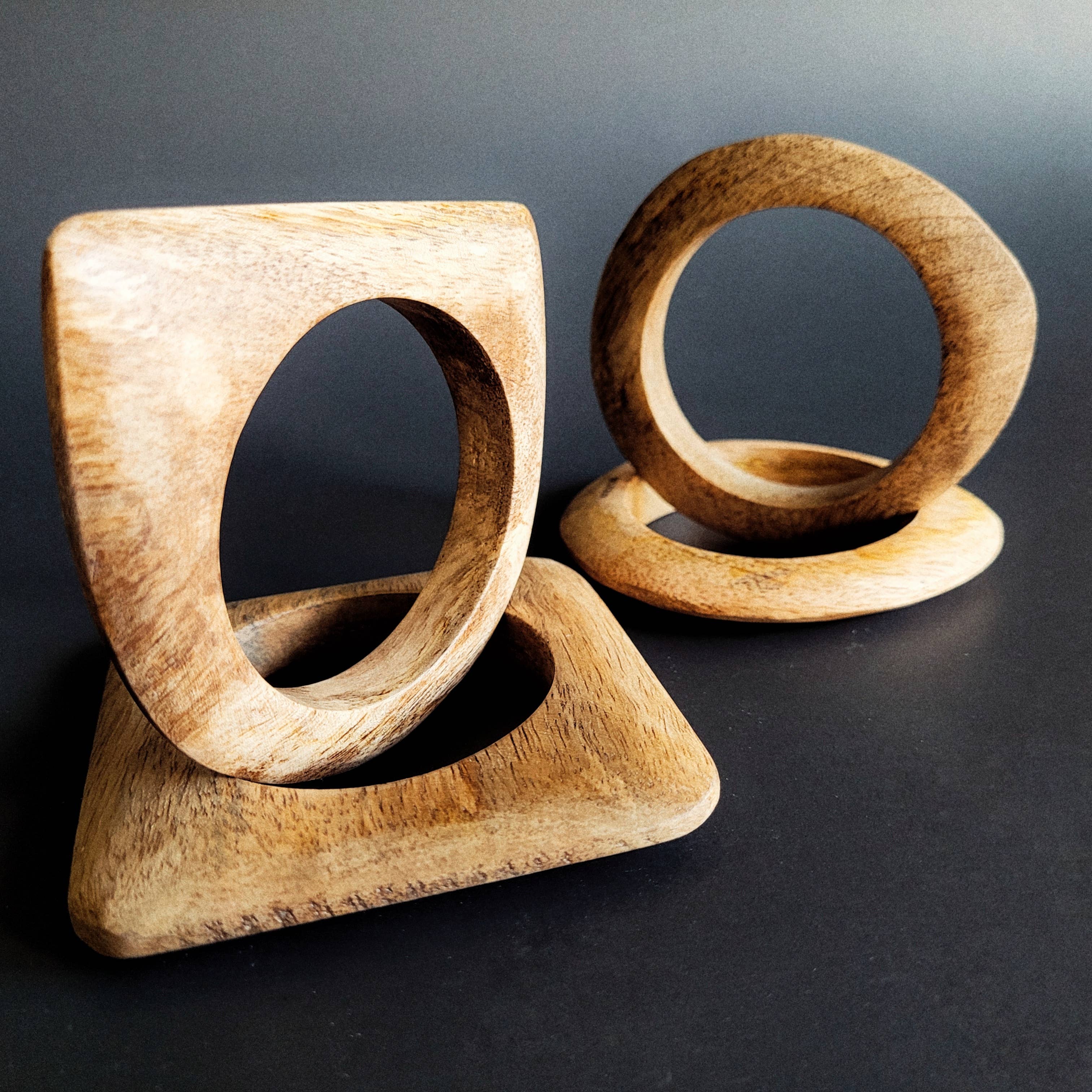 Bisjoux - Wholesale Bangle Bracelet - Bare orchard wood designer bangle bracelet4