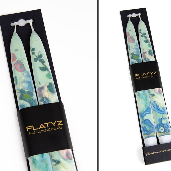 Flatyz Candles - Wholesale Tapered Candle/Candlestick - Taper Candles - Flowers in a Rococo Vase, Paul Cezanne3
