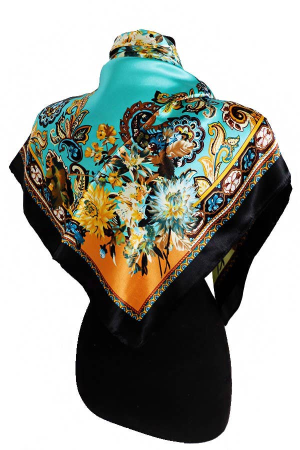 ASSORTED Filigree Brocade Print Chiffon Satin Polyester for wholesale on Faire2