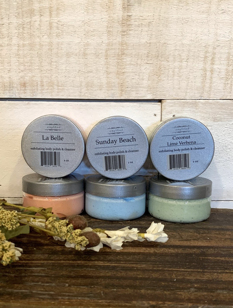 Simplified Soap – wholesale Body scrub/exfoliant – 2oz Body Polish3
