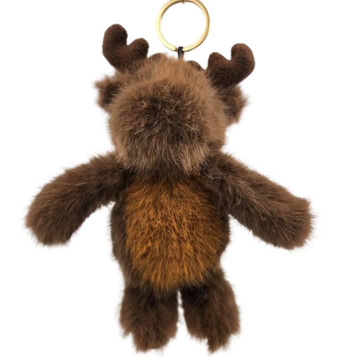 Llavero de Alce de Arce de 5.5" - Colección Hug Squad para venta al por mayor de Soft Stuff Creations, Inc.