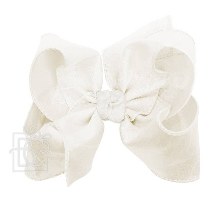 Beyond Creations, LLC - Wholesale Hair Bow - Kids - SILK BOW ON CLIP16
