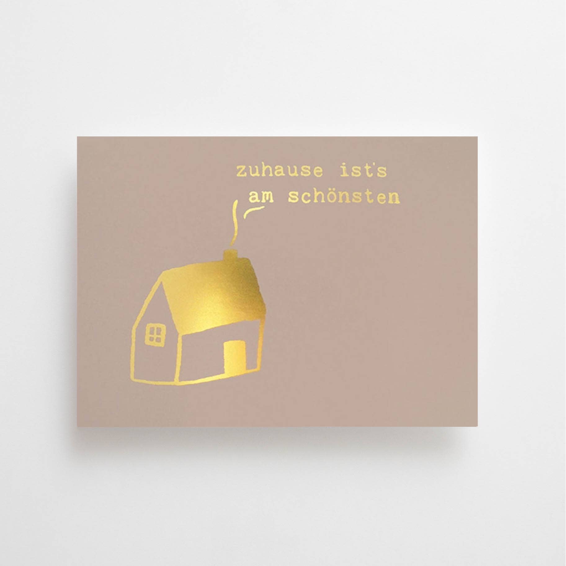 Anna Cosma - Wholesale Postcard - ZUHAUSE IST'S AM SCHÖNSTEN - POSTKARTE -0