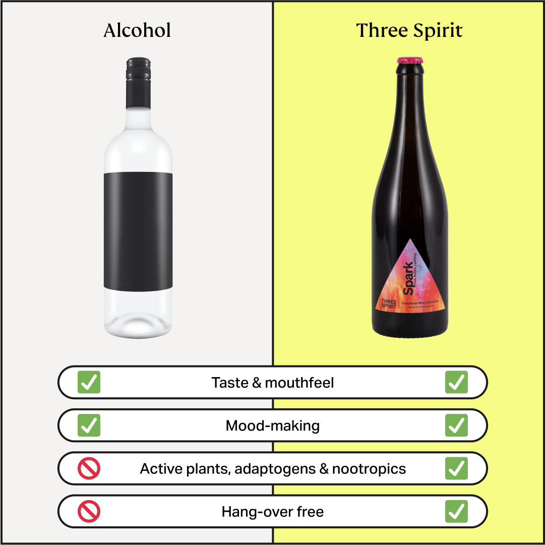 Three Spirit - Wholesale Non-Alcoholic Spirits/Wine/Beer - Blurred Vines Spark - Non Alcoholic Wine (6/750ml)7