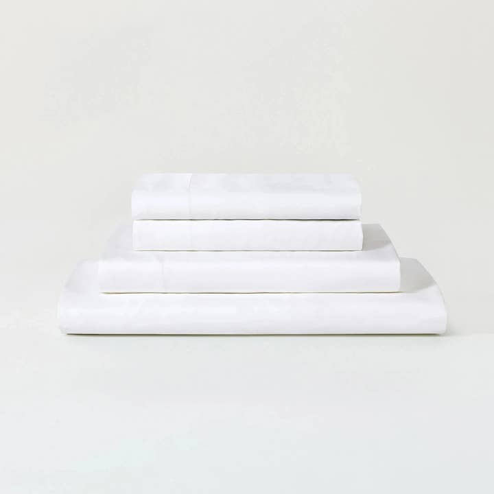 Cooling Eucalyptus Airyweight Sheet Set - Snow for wholesale by SIJO