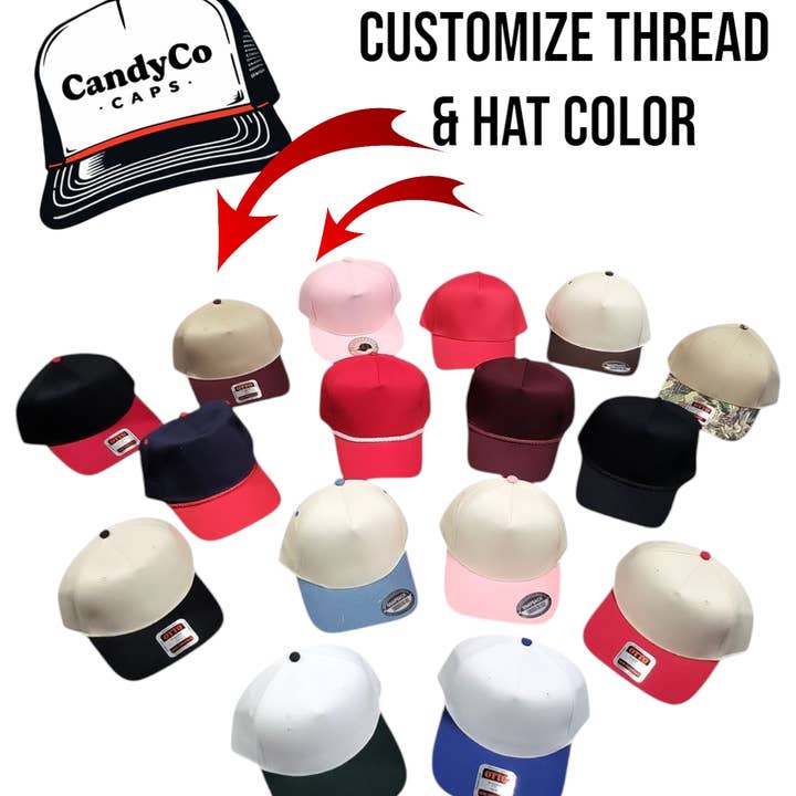 The Candy Collections - Wholesale Trucker Hat - Women's - Jesus is King Embroidered cap trucker Hat 1