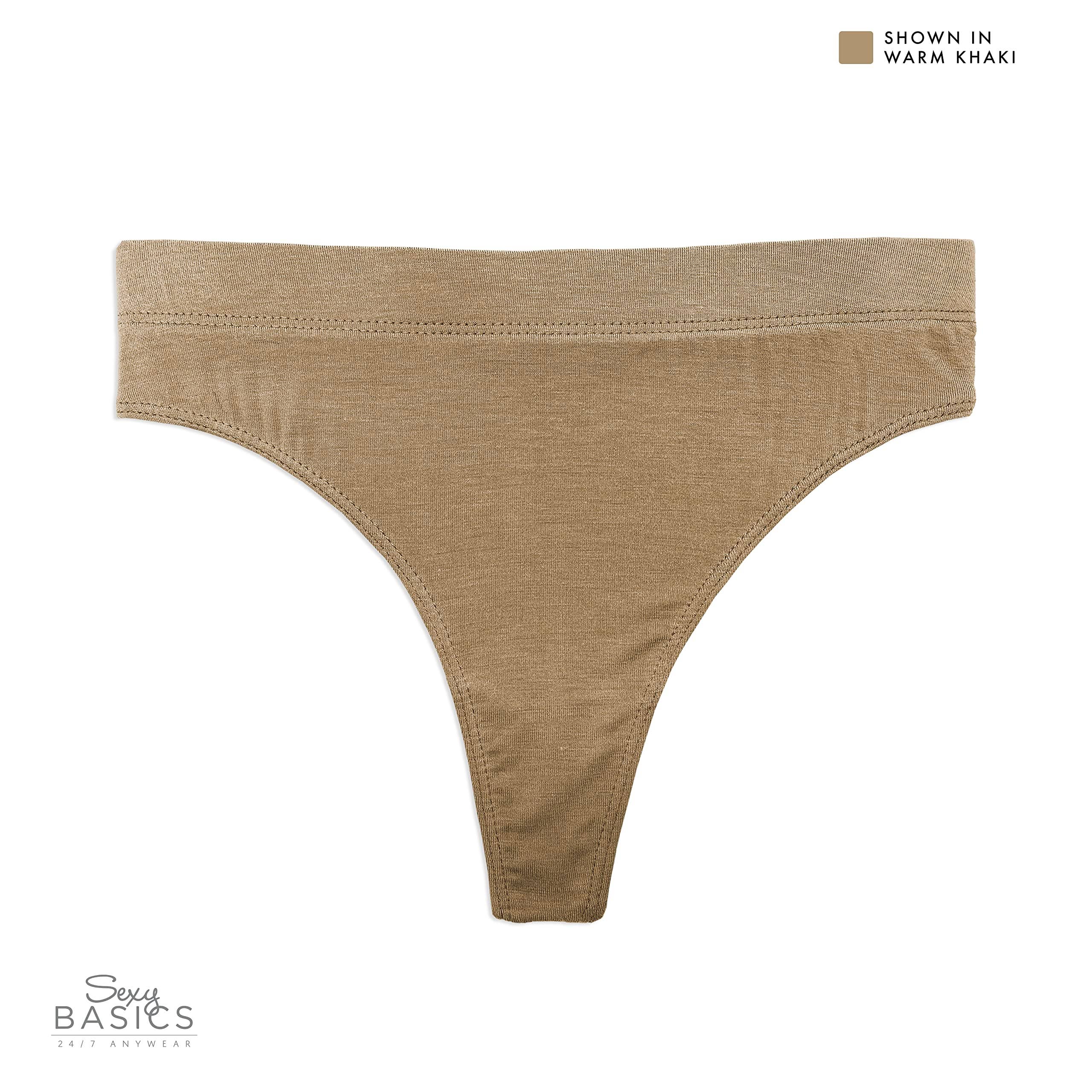 I-Wear Brands – Roupa interior - Mulher por atacado – 6 Pack Mulher Rayon Desporto Ativo Thong Pantie Roupa Interior1