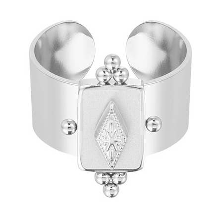 Club Silver Ring for wholesale by Sansira Jewelry