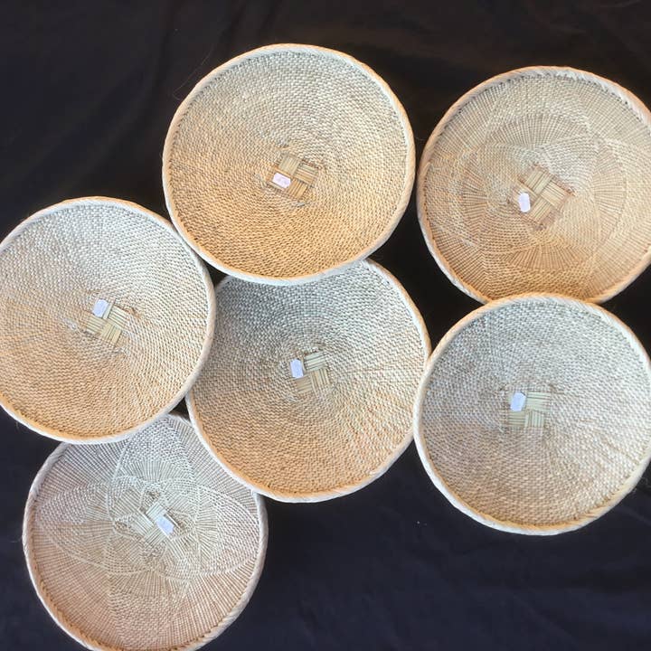 The African Home Goods - Wholesale Basket - Binga / Tonga Baskets: All Beige (Assorted)2