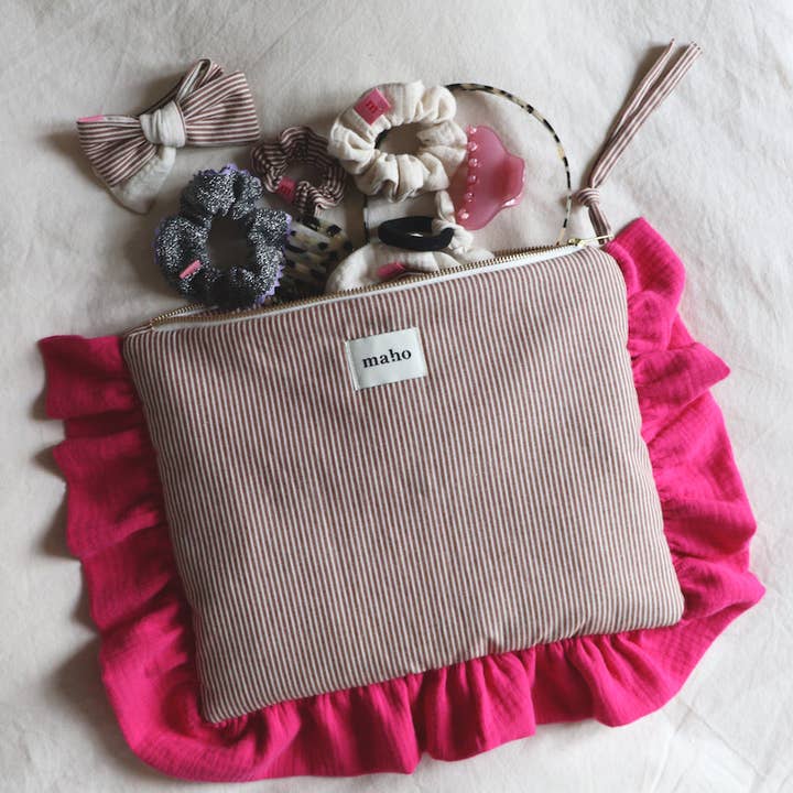 Maho - Wholesale Toiletry Bag - Women's - Sienna Fuchsia2